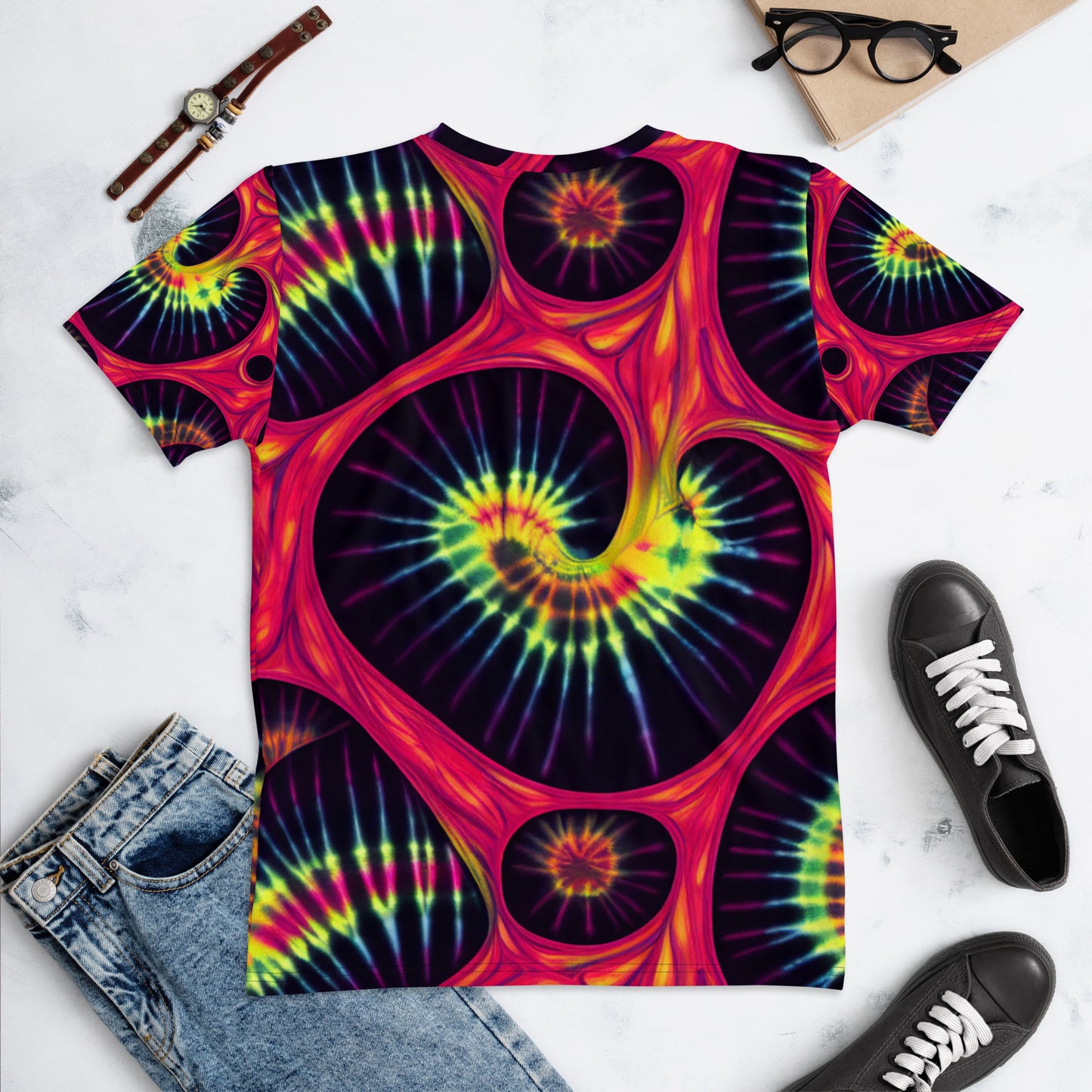 AI Tie Dye T-Shirt for Women - B.Niki Designs