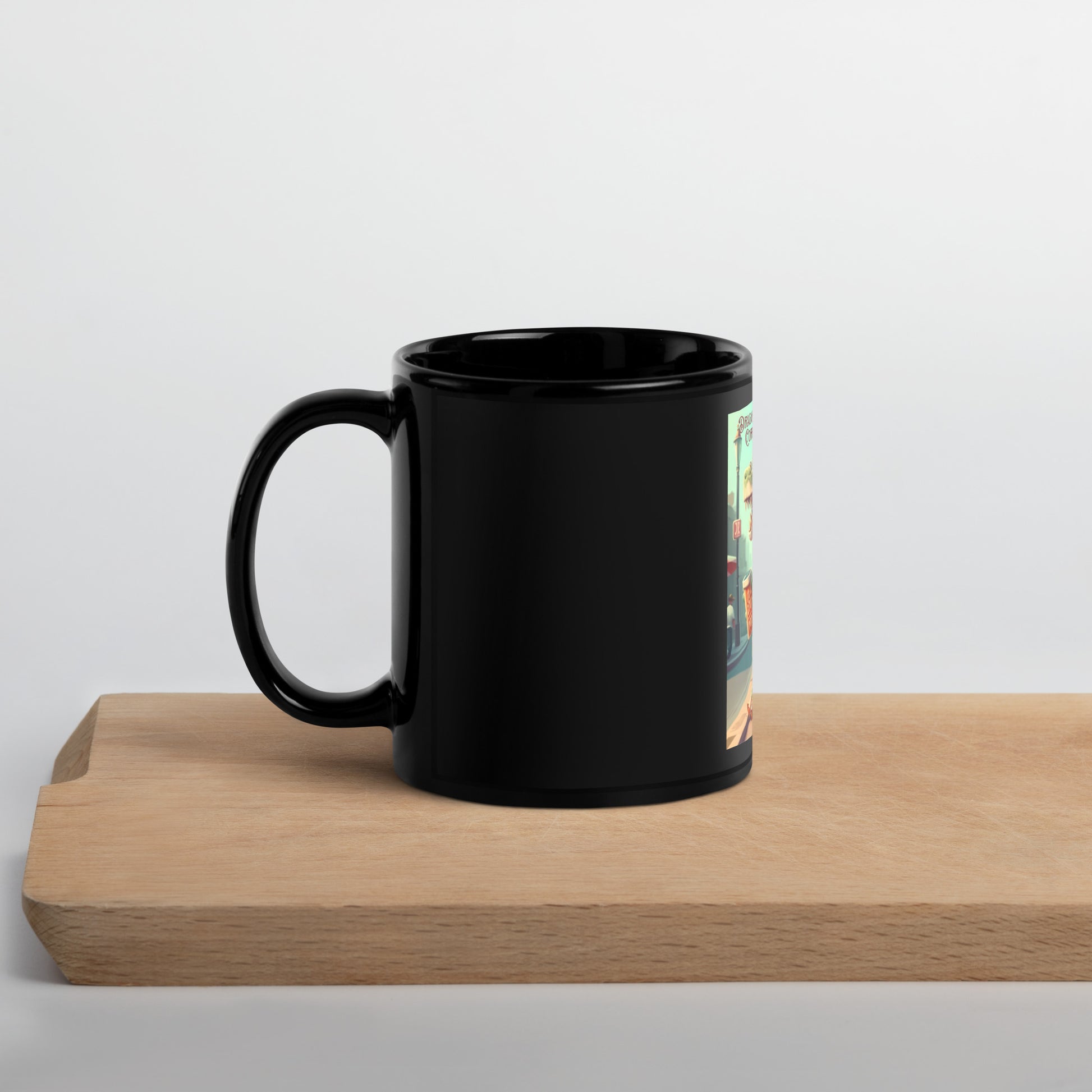 Dragon and Coffee: A Love Story Coffee Mug - B.Niki Designs