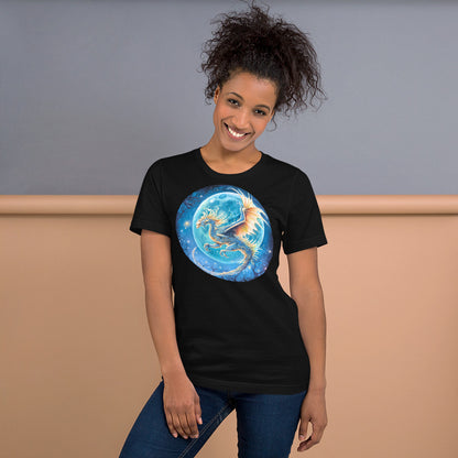 Dragon and the Moon Adult Women T-Shirt