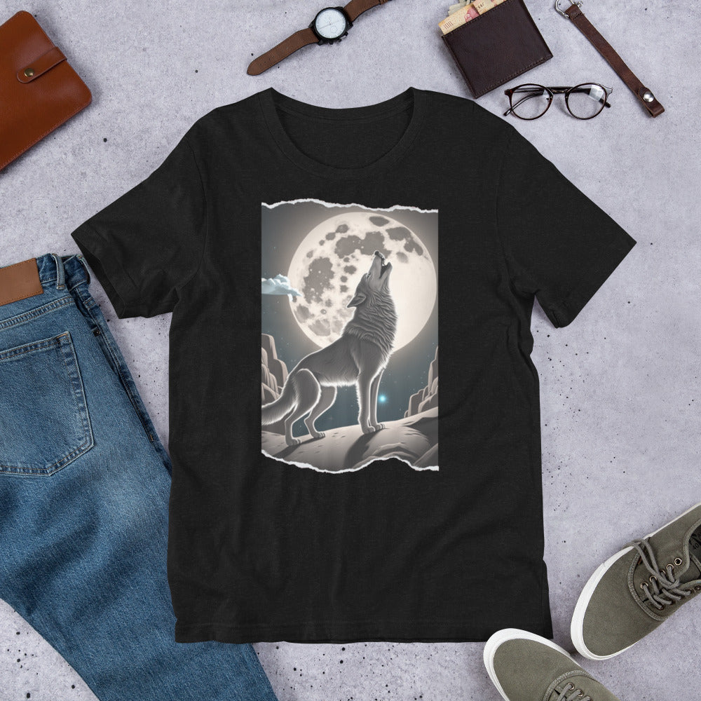 Howl at the Moon Wolf T-Shirt - B.Niki Designs