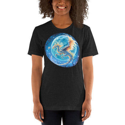 Dragon and the Moon Adult Women T-Shirt