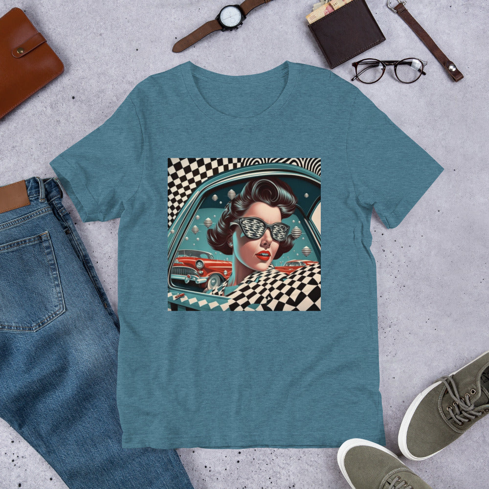 50's Style Retro Classic Car T-Shirt - B.Niki Designs