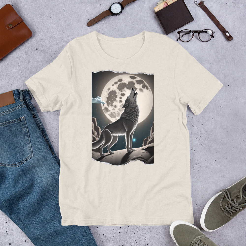 Howl at the Moon Wolf T-Shirt - B.Niki Designs